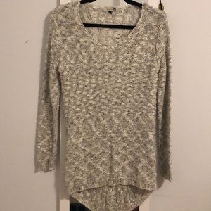 Gray Tunic Sweater